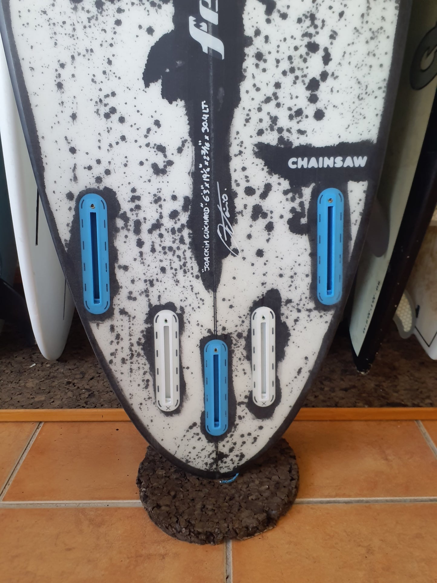 Used Surfboard 6'3'' FeroxShortboard 30.4L Fin Boxs