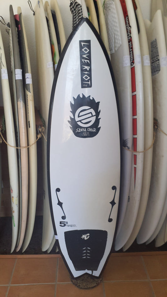 Used Surfboard 5'8'' Ozzy WongShortboard 32L Bottom View