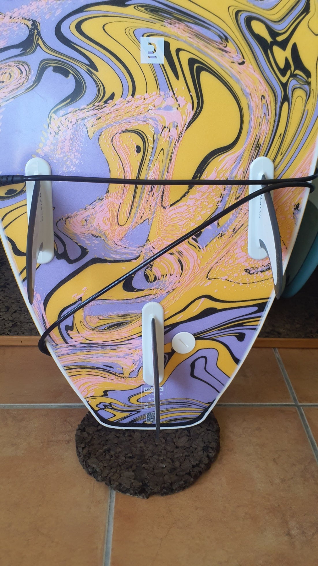 Used Surfboard 6'0'' OlaianSoftboard 40L Fin Boxs