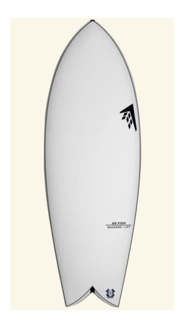 5'7 - (31.1L) - Fire Wire Go Fish, Twin
