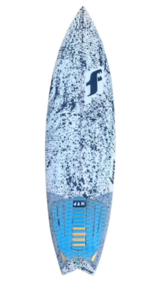 5'8 - (26.5L) - Ferox, Fractal, (Algarve Shaper)