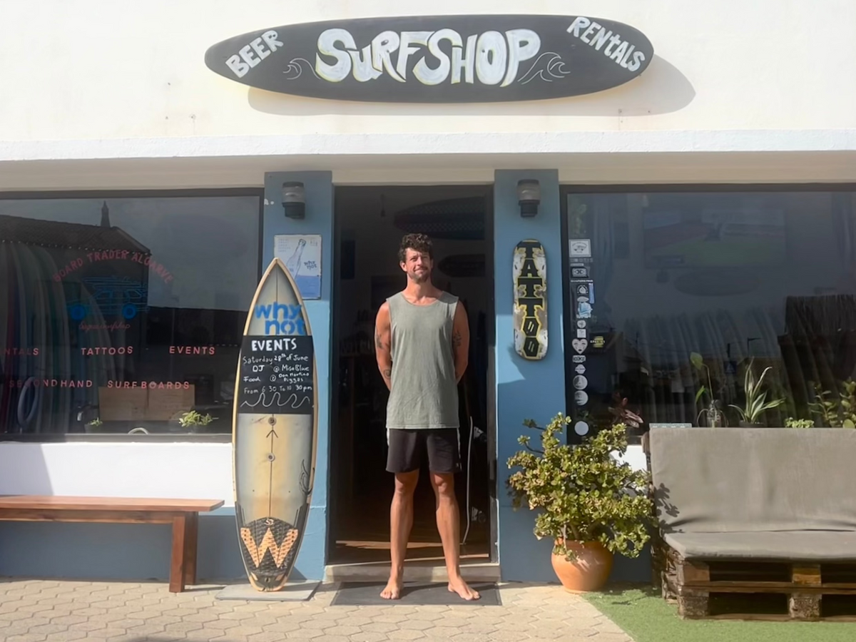 Mike outside Board Trader Algarve