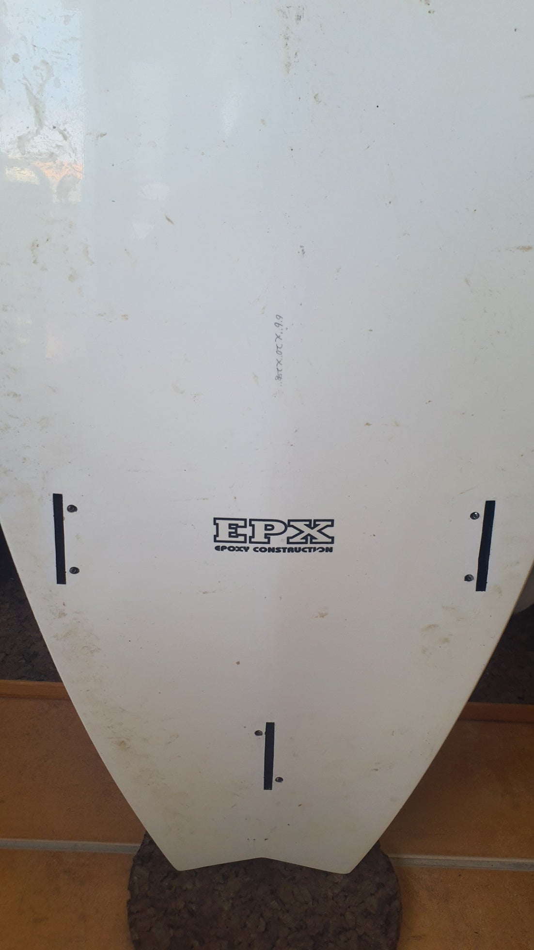 Used Surfboard 6'6'' Natural RythmShortboard 35estL Fin Boxs