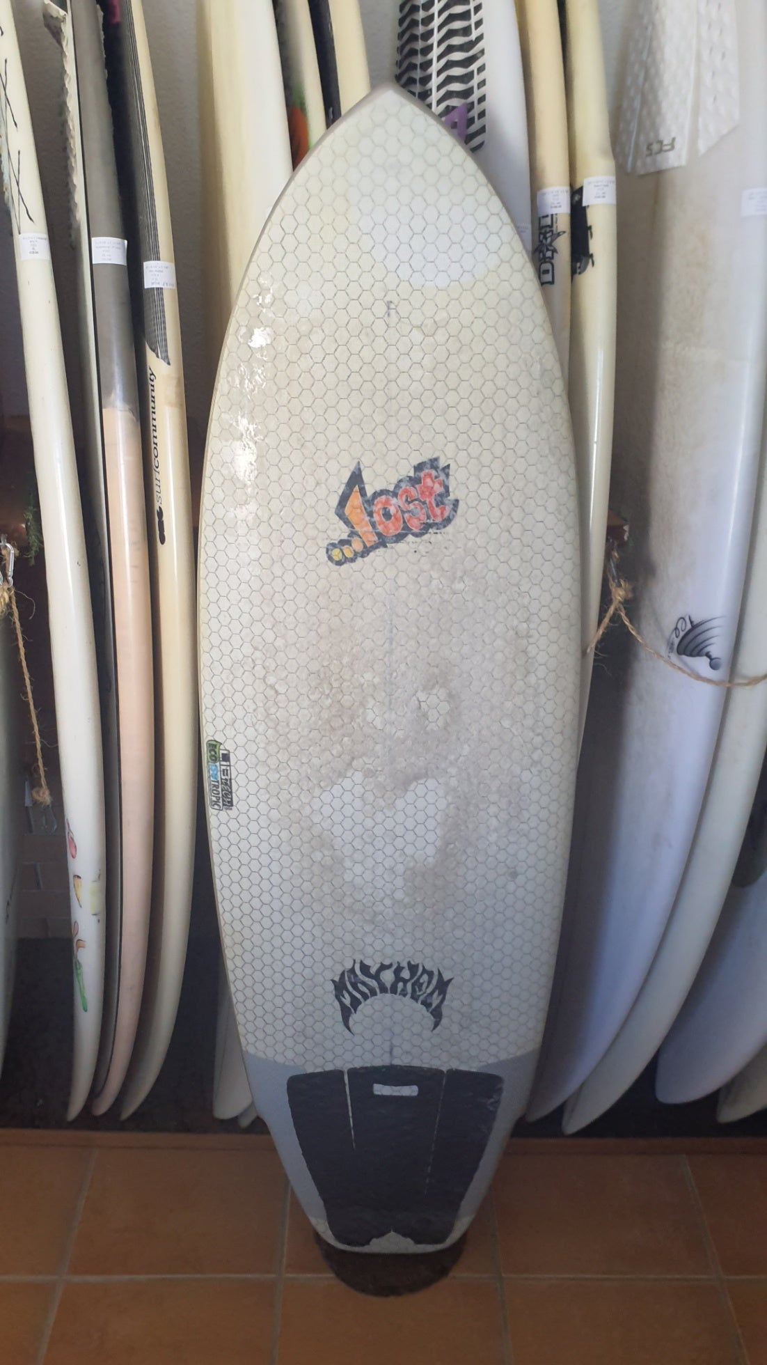 Used Surfboard 5'3'' Libtech X lostGroveler 28L Top View