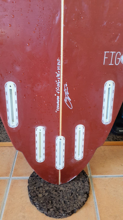 Used Surfboard 6'3'' FeroxShortboard 35.8L Fin Boxs