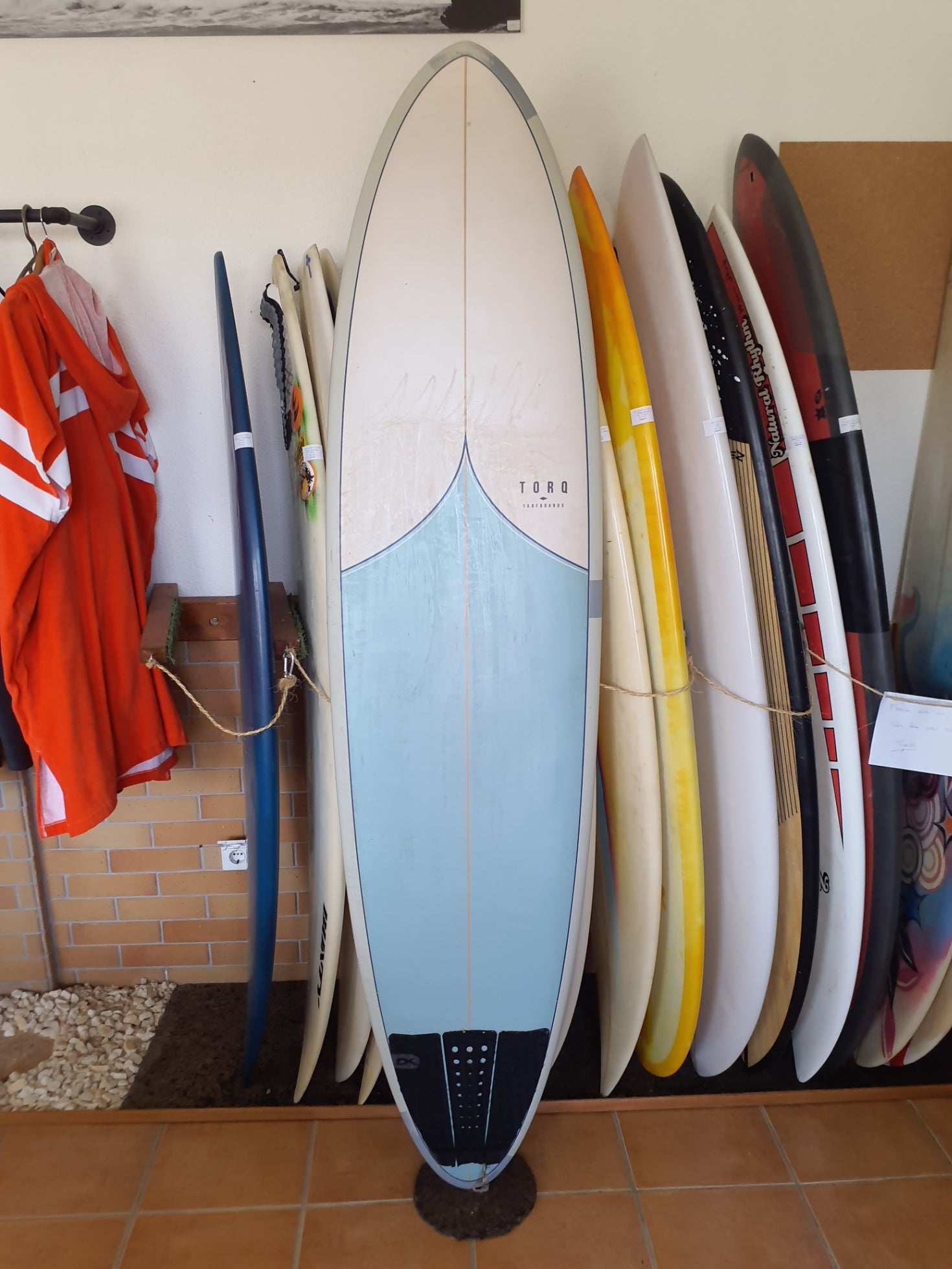 Used Surfboard 7'2'' TorqMid-length 47.2L Bottom View