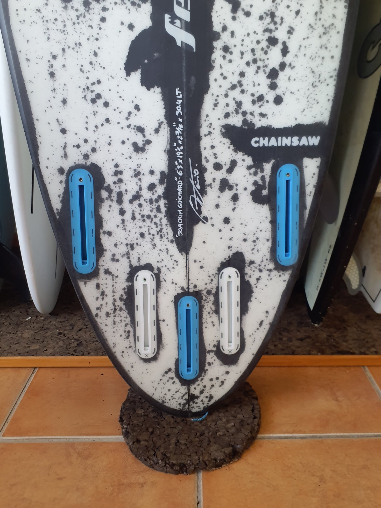 Used Surfboard 6'3'' FeroxShortboard 30.4L Fin Boxs
