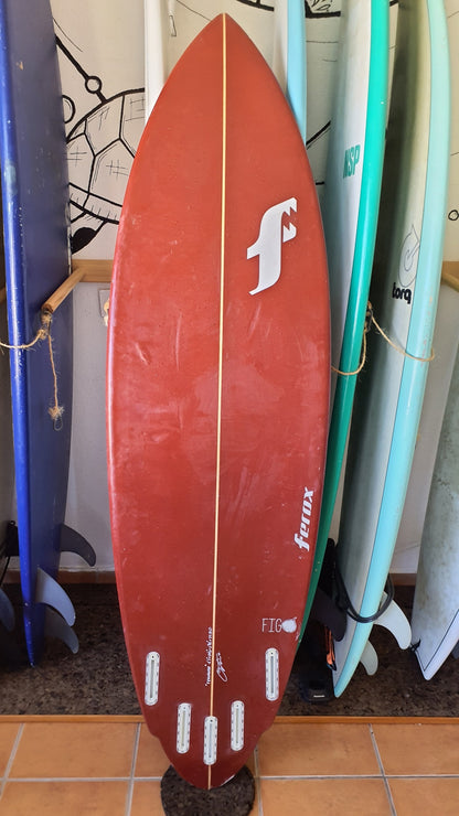Used Surfboard 6'3'' FeroxShortboard 35.8L Bottom View