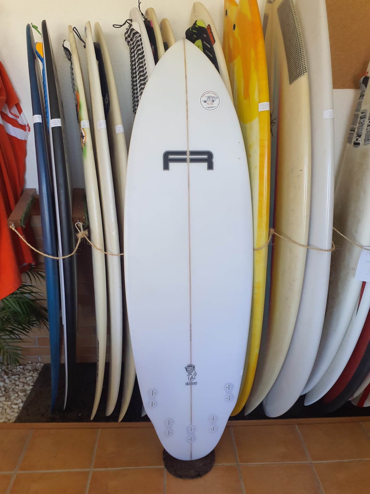Used Surfboard 6'0'' FRShortboard 34.8L Bottom View
