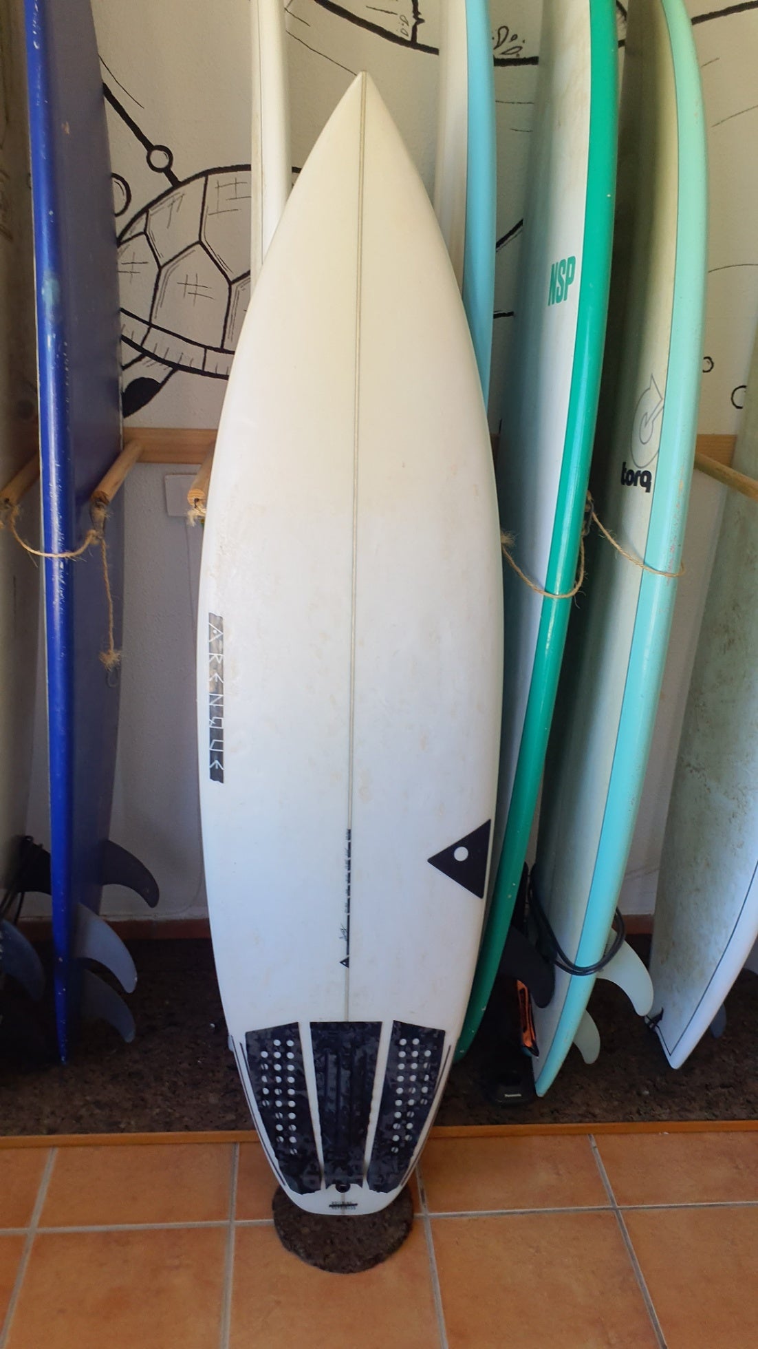 Used Surfboard 5'10'' ArenqueShortboard 33.36L Top View