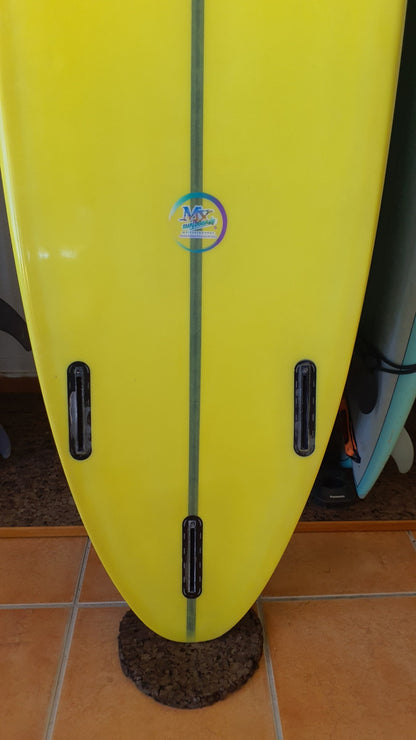Used Surfboard 7'8'' Mx surfboardMini-malibu 50estL Fin Boxs