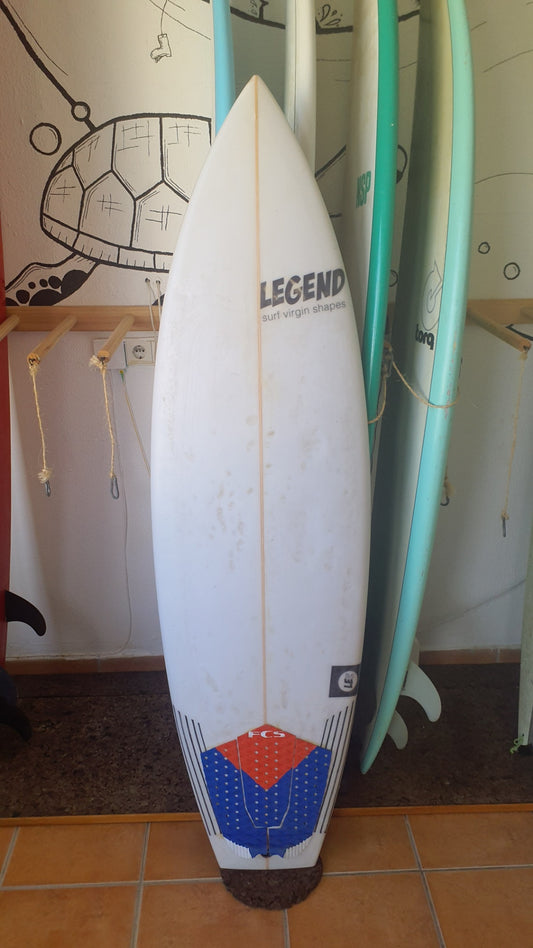 Used Surfboard 5'8'' Jorge LeyendaShortboard 29estL Top View