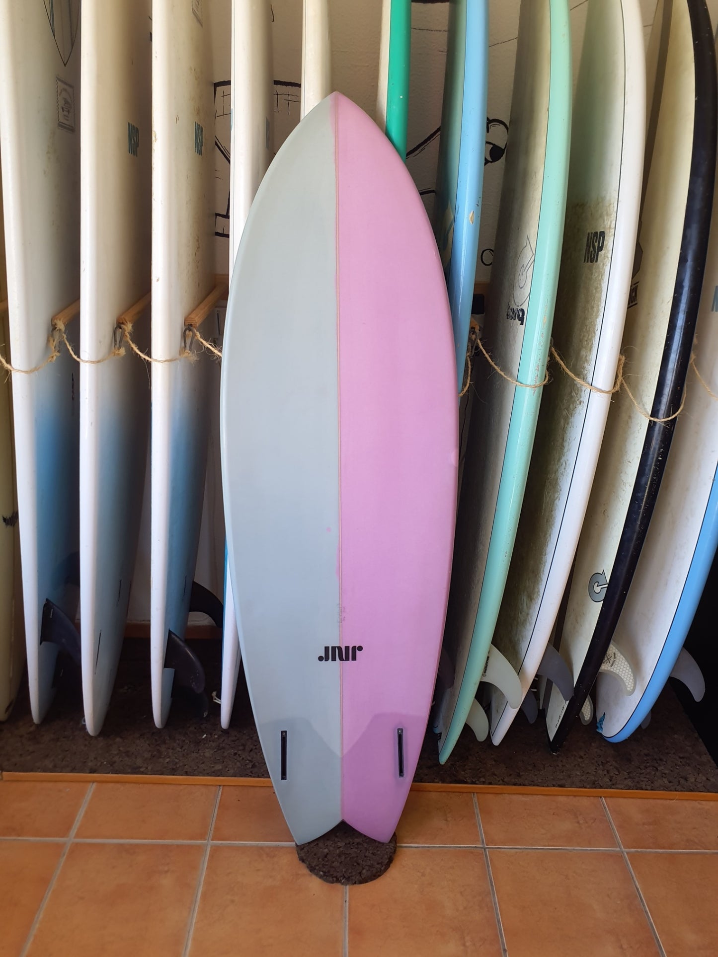 Used Surfboard 5'7'' JNRFish 31L Bottom View
