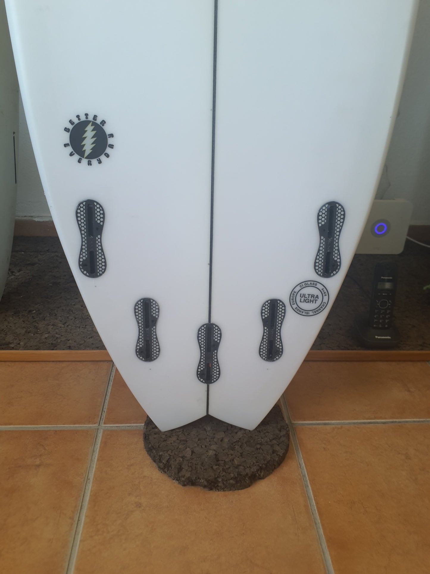 Used Surfboard 5'11'' Al Merrick CIShortboard 32.4L Fin Boxs