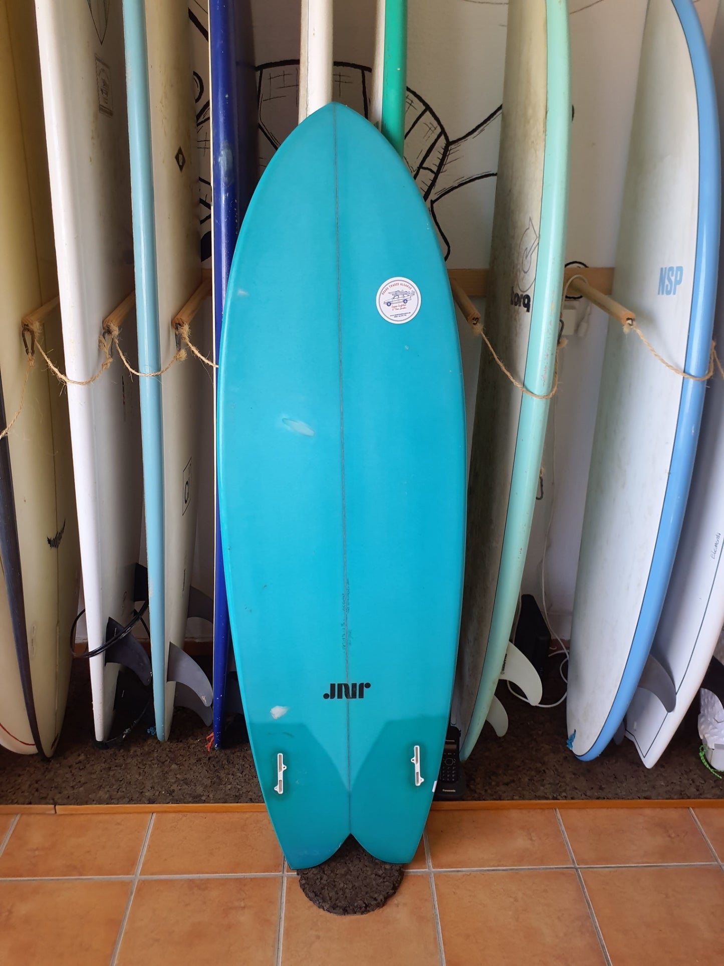 Used Surfboard 5'4'' JNRTwin 35L Bottom View
