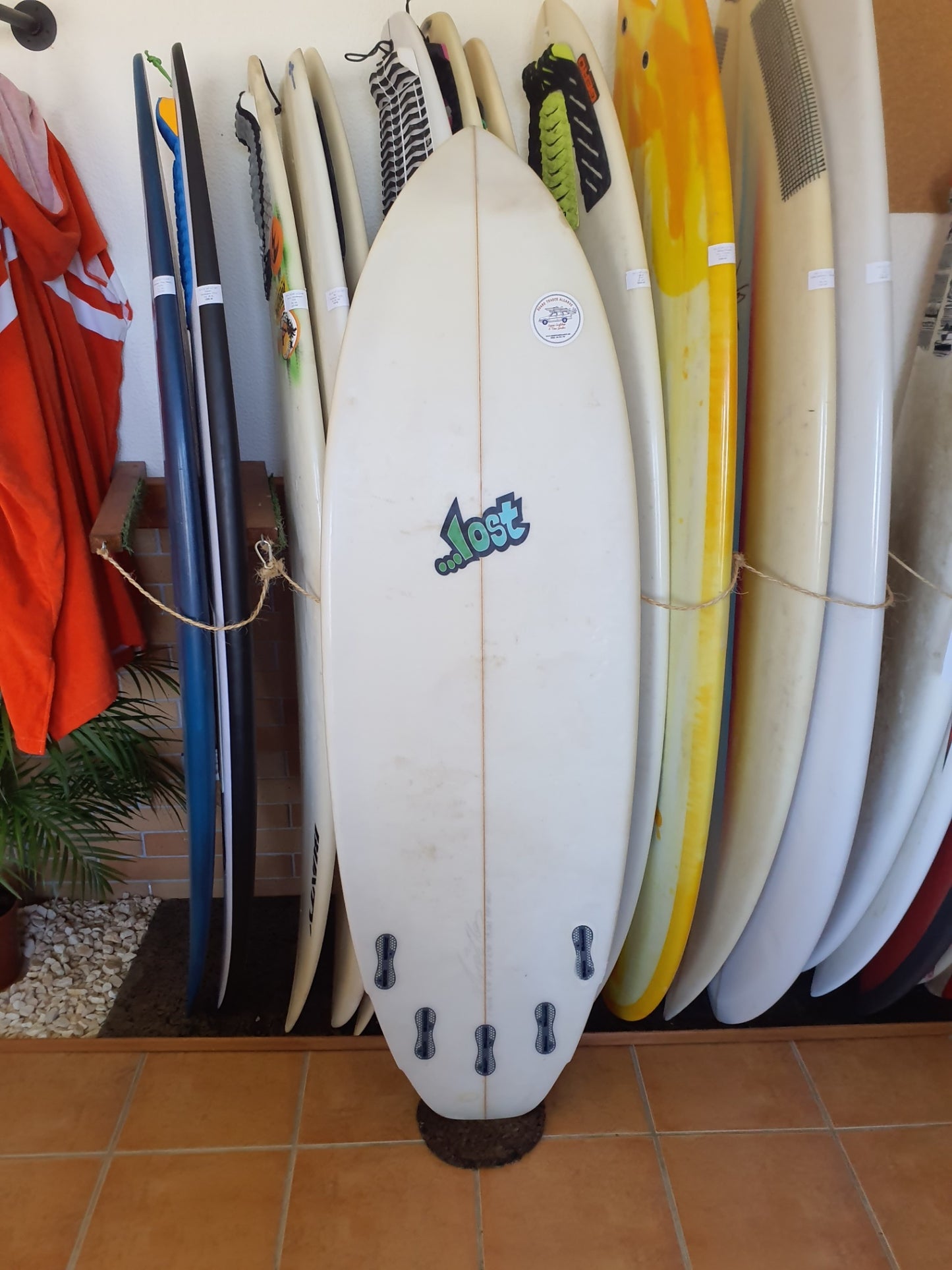 Used Surfboard 5'9'' LostGroveler 35.77L Bottom View