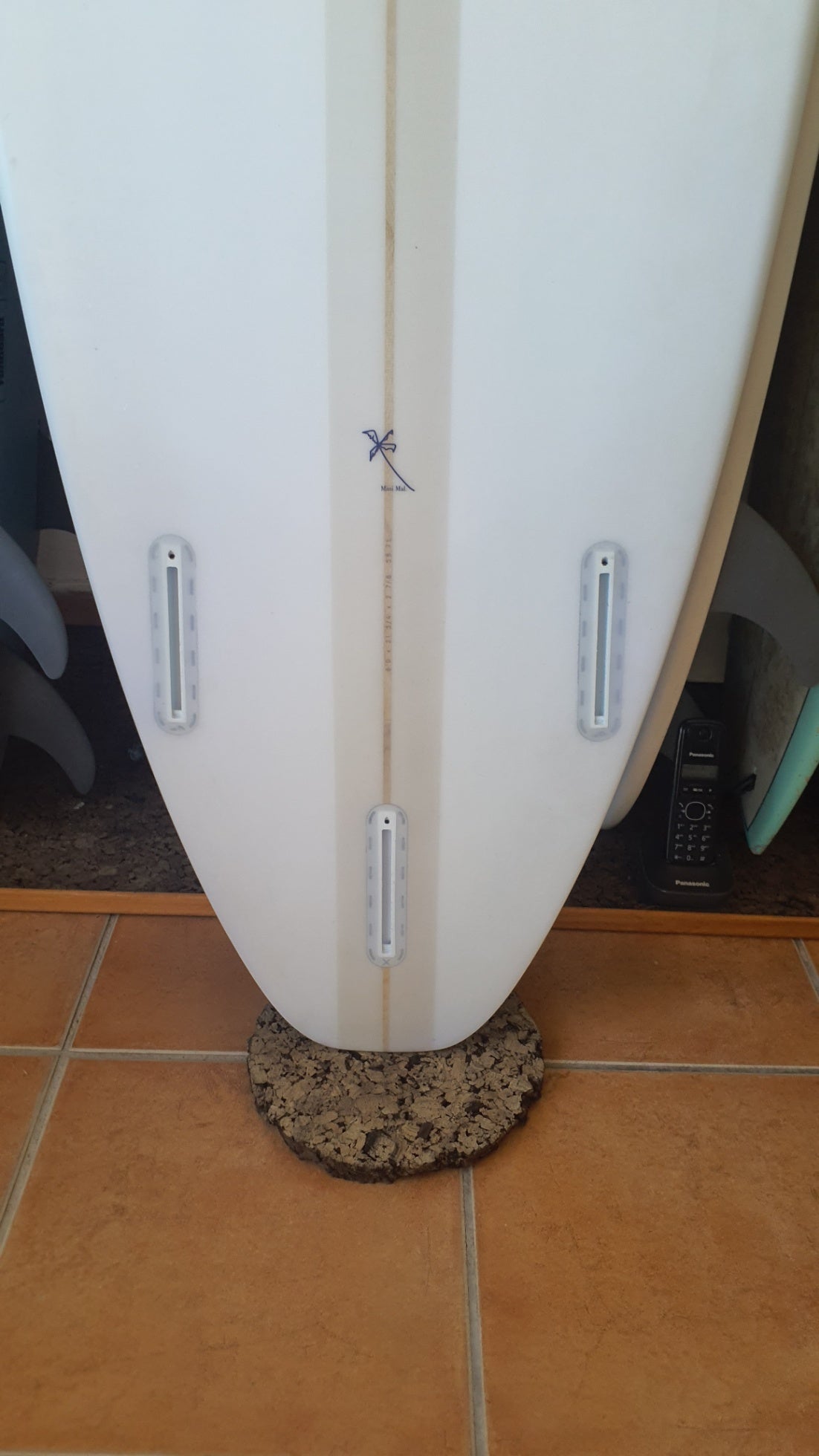 Used Surfboard 8'0'' SummervibesMalibu 58.7L Fin Boxs