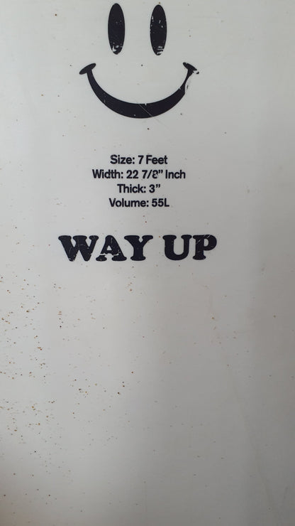 Used Surfboard 7'0'' UPSoftboard 55L Fin Boxs