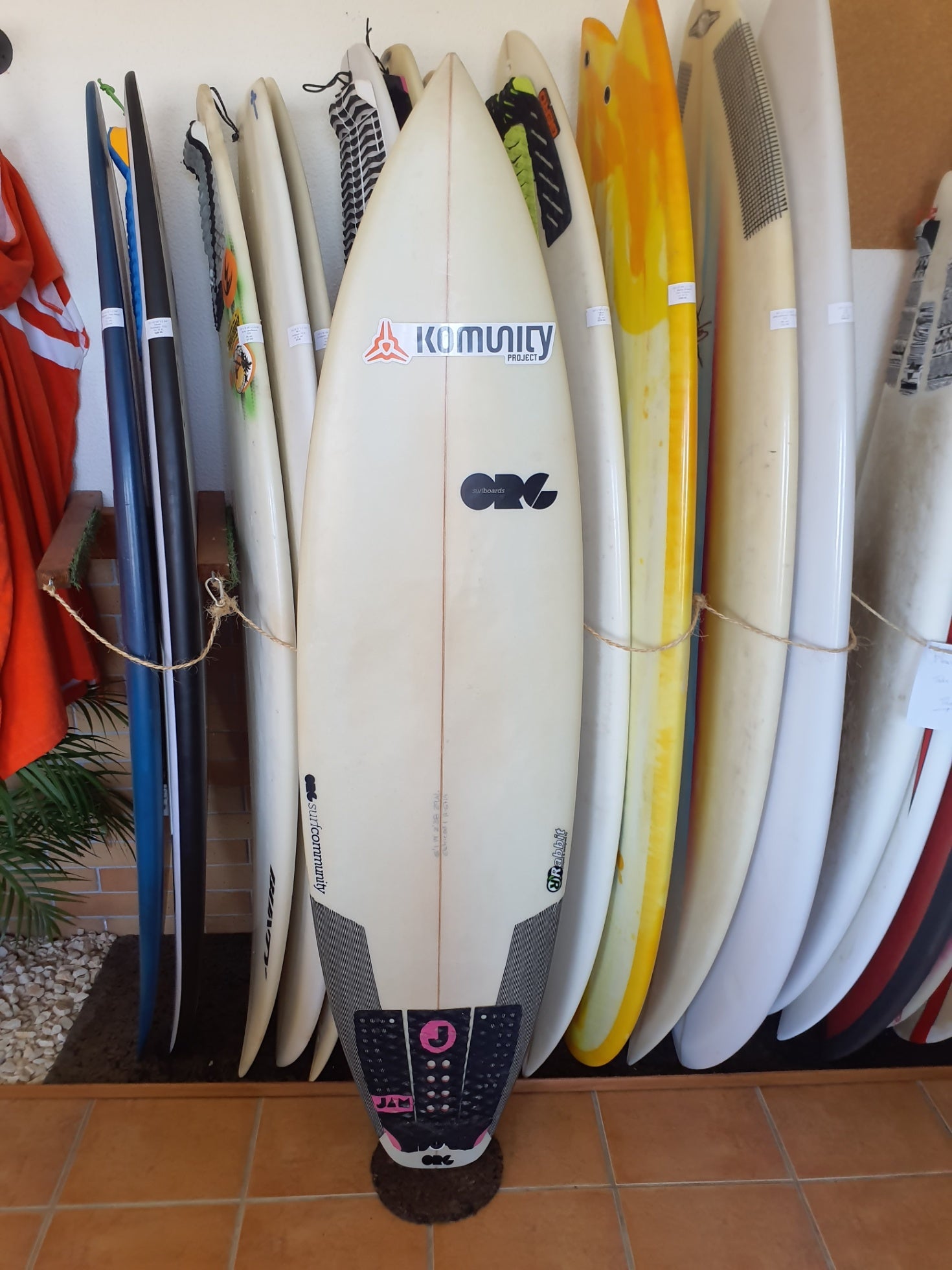 Used Surfboard 6'1'' ORGShortboard 29.4L Top View