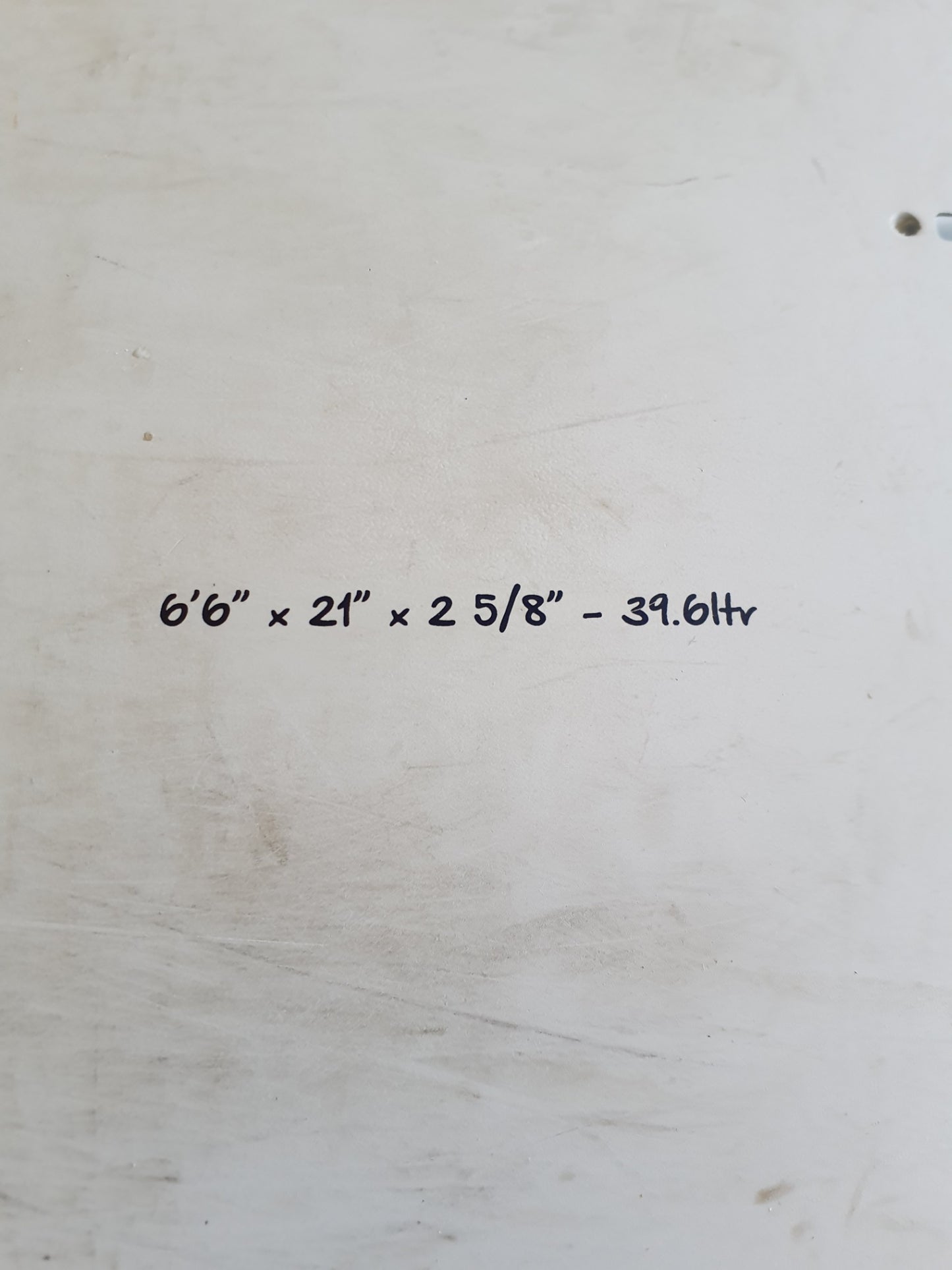 Used Surfboard 6'6'' TorqMid-length 39.6L Fin Boxs