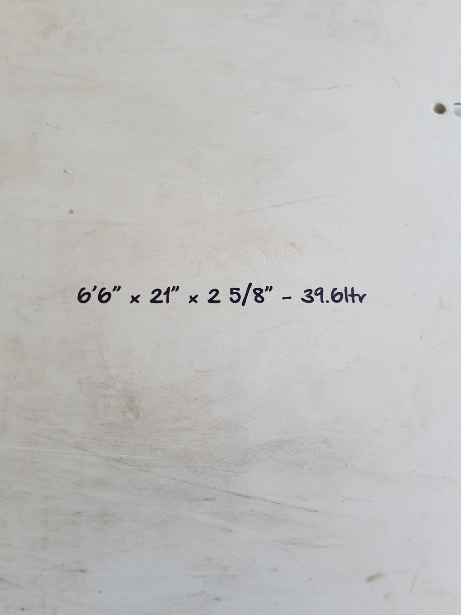 Used Surfboard 6'6'' TorqMid-length 39.6L Fin Boxs