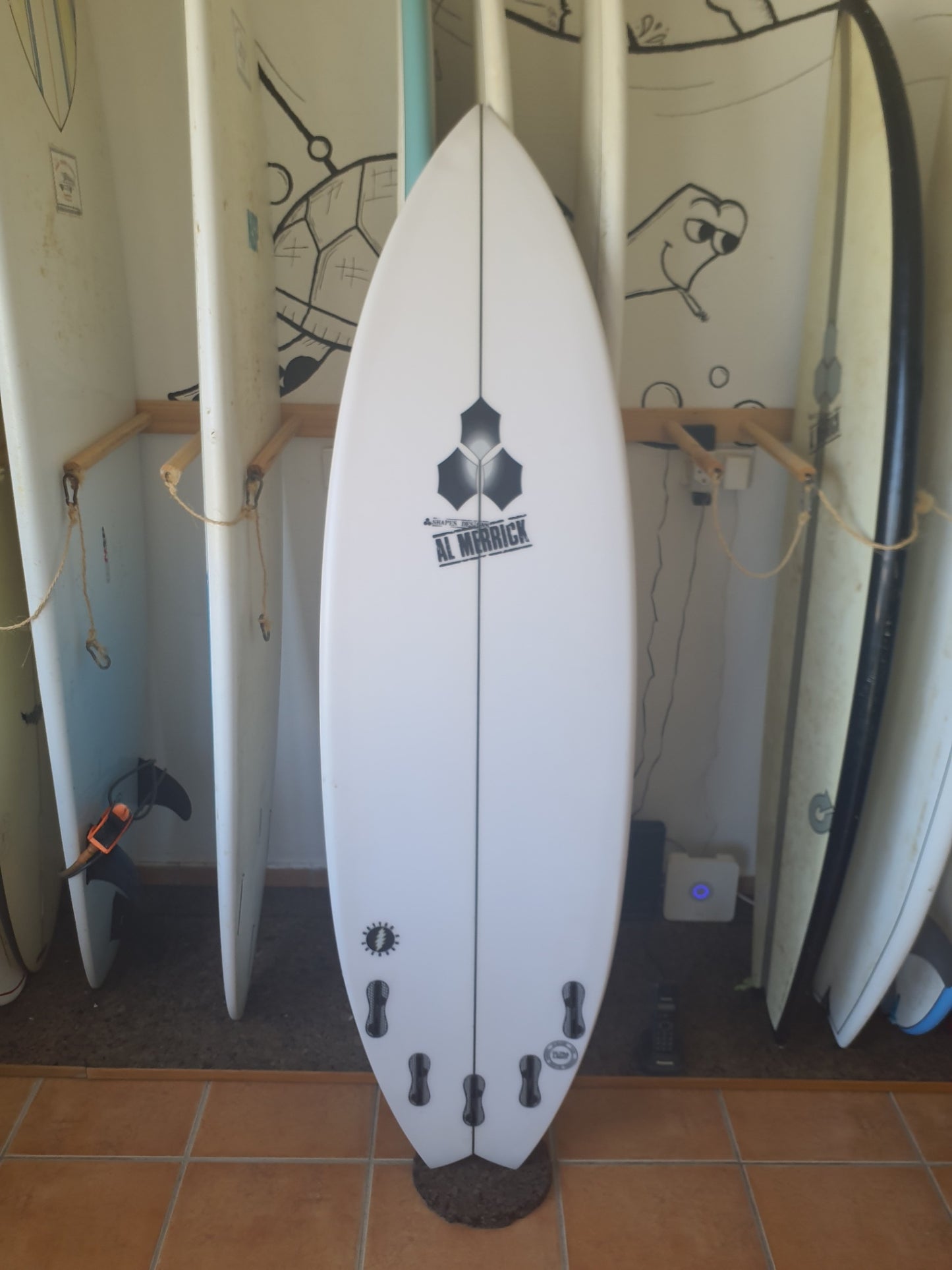 Used Surfboard 5'11'' Al Merrick CIShortboard 32.4L Bottom View