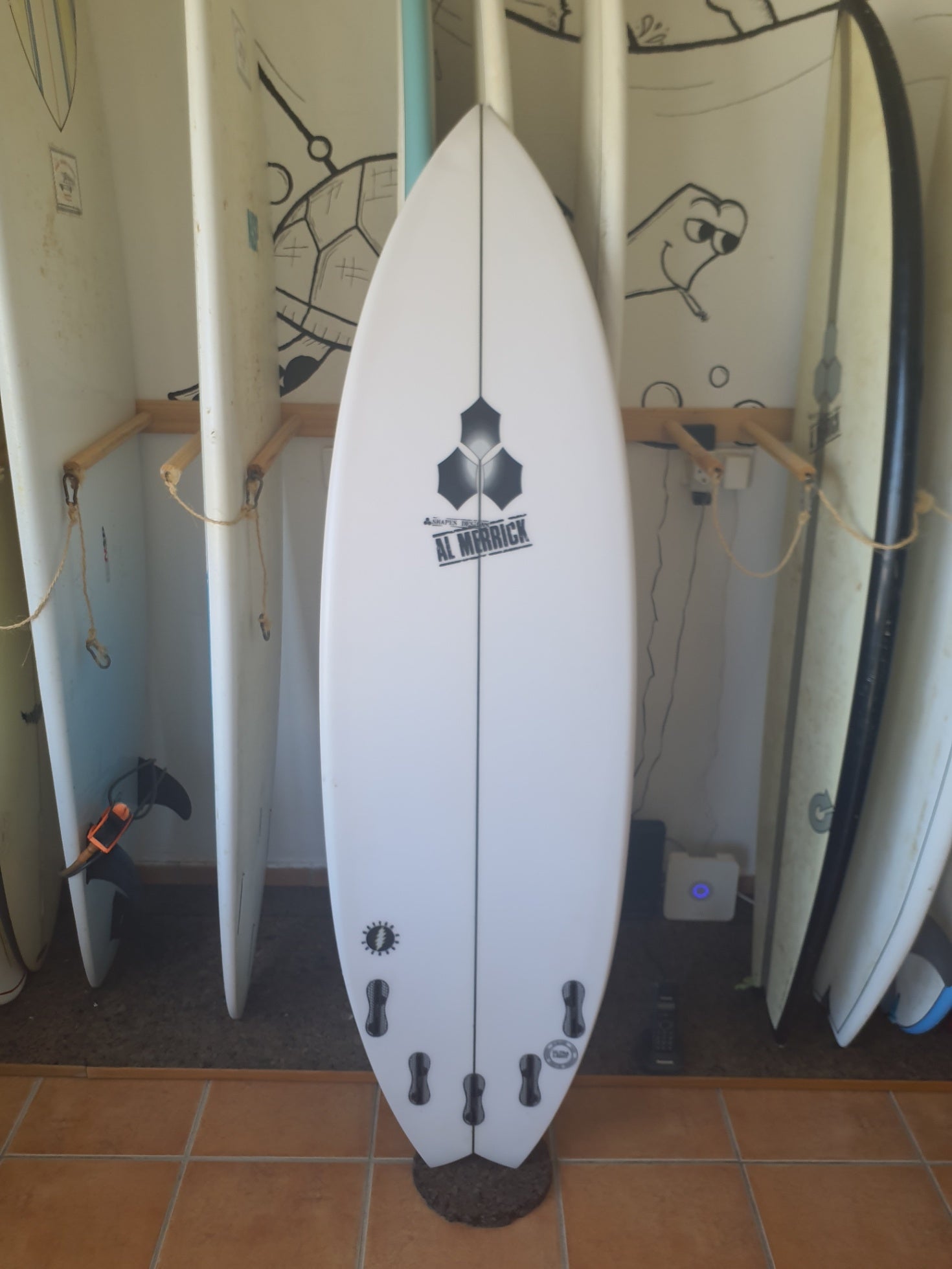 Used Surfboard 5'11'' Al Merrick CIShortboard 32.4L Bottom View