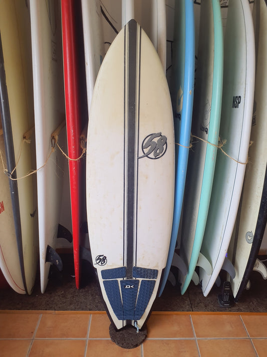 Used Surfboard 5'10'' 58SurfShortboard 31L Top View