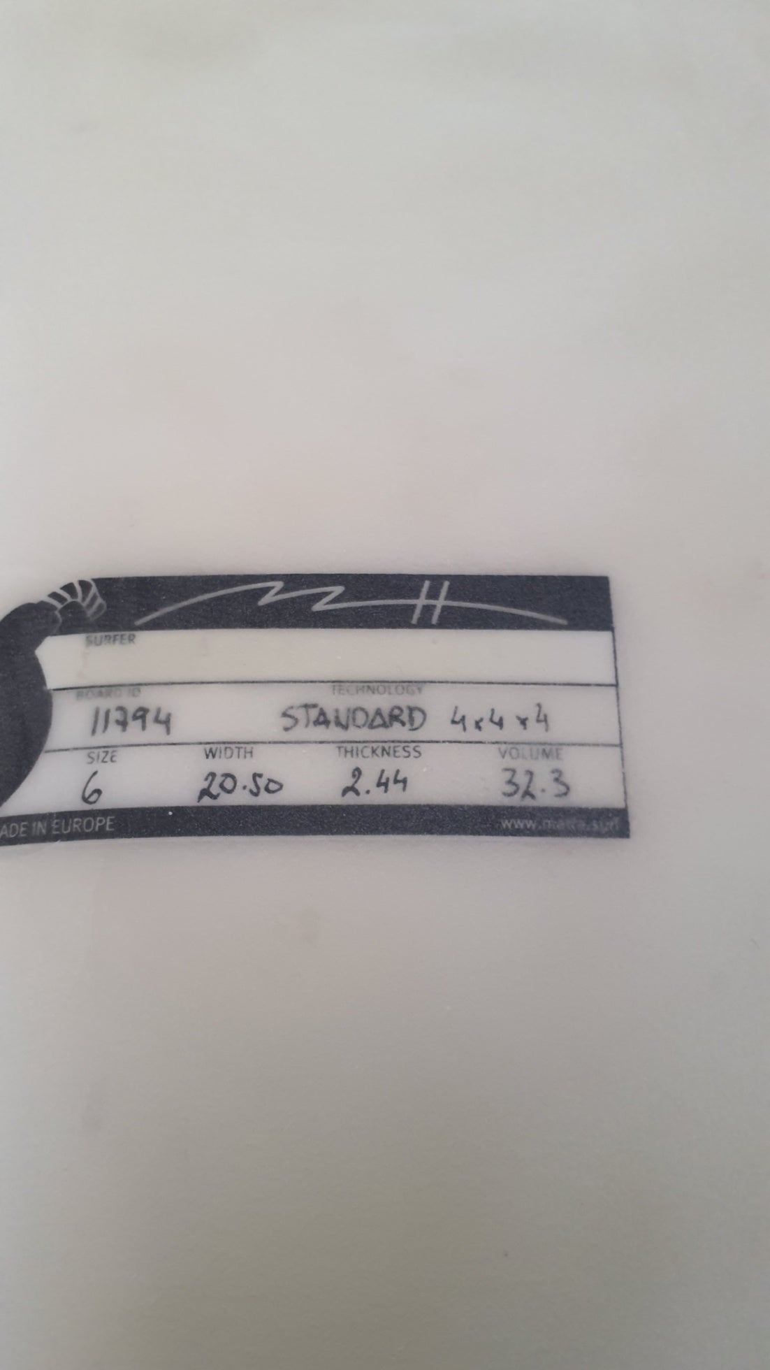Used Surfboard 6'0'' MattaShortboard 32.3L Other views