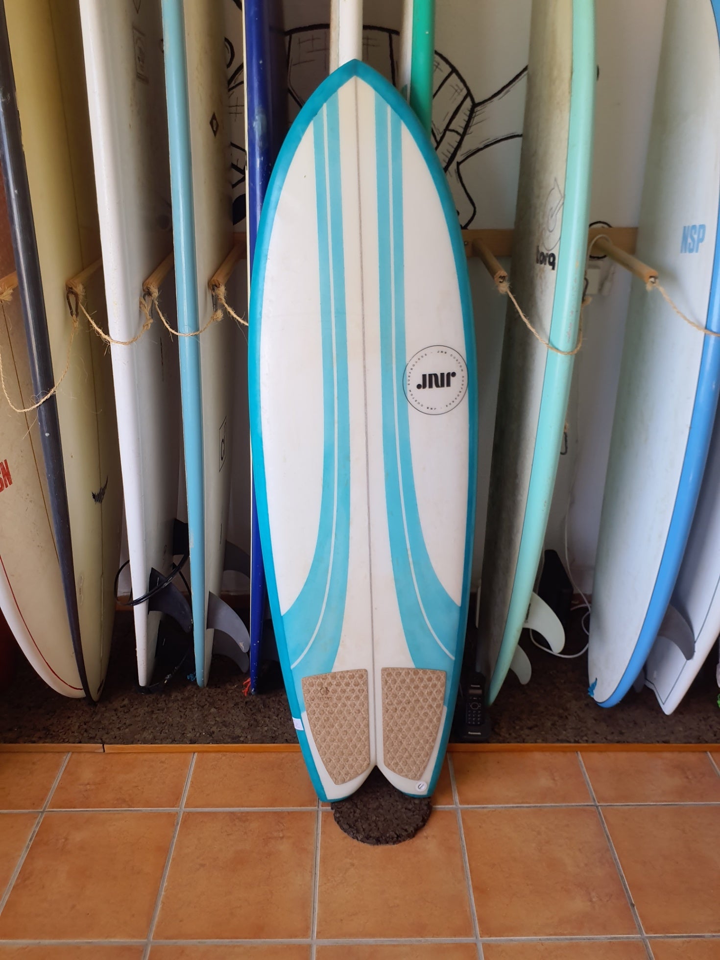 Used Surfboard 5'4'' JNRTwin 35L Top View