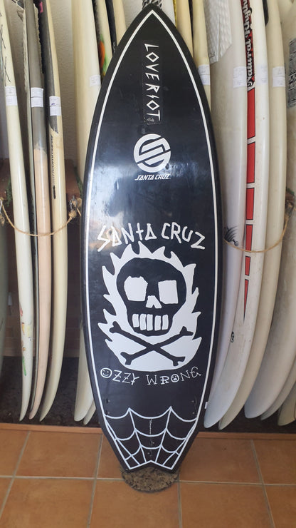 Used Surfboard 5'8'' Ozzy WongShortboard 32L Top View
