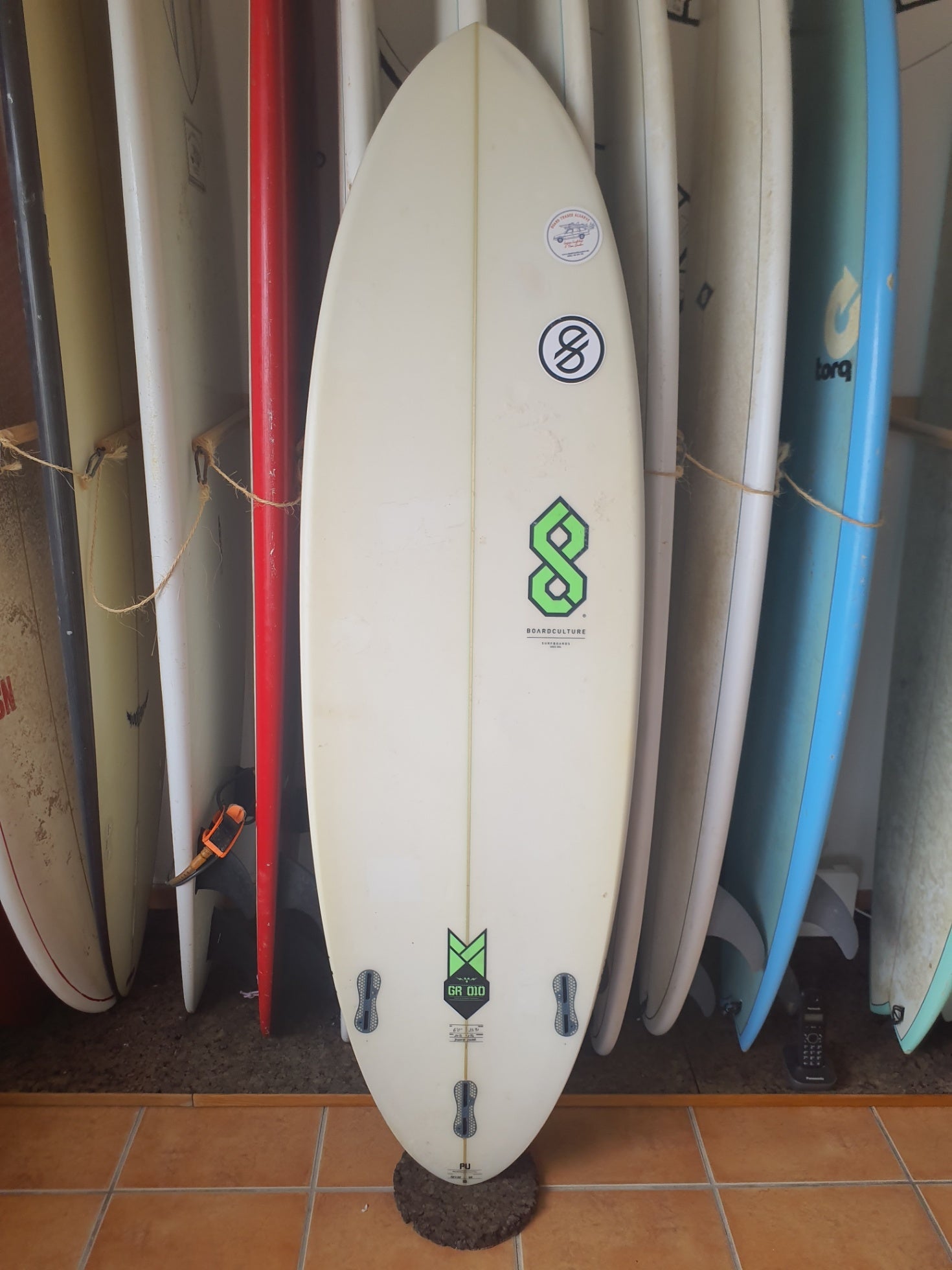 Used Surfboard 6'0'' Board CultureShortboard 35.91L Bottom View